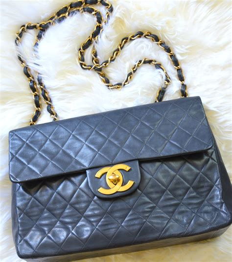 chanel vintage maxi size|chanel flap bag size.